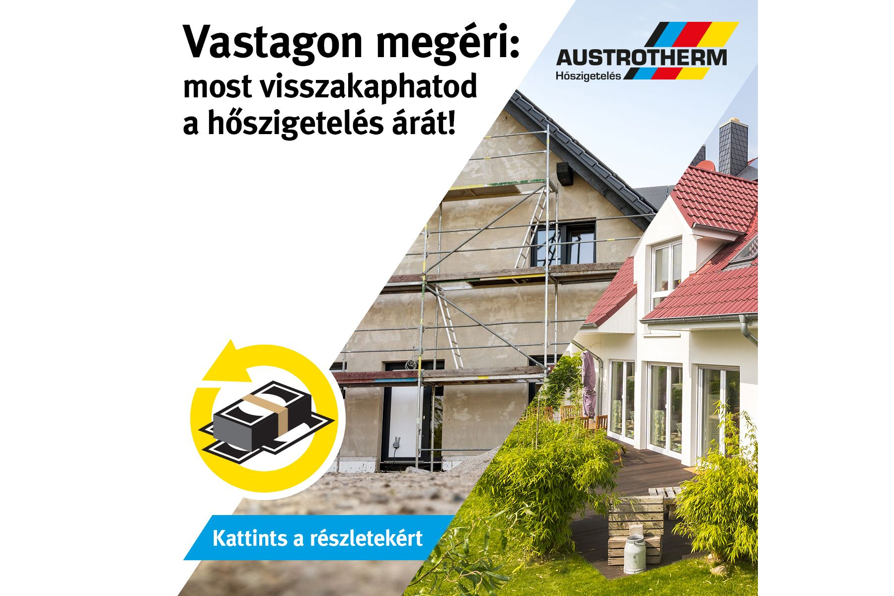 Vastagon megéri most visszakaphatod a hőszigetelés árát!