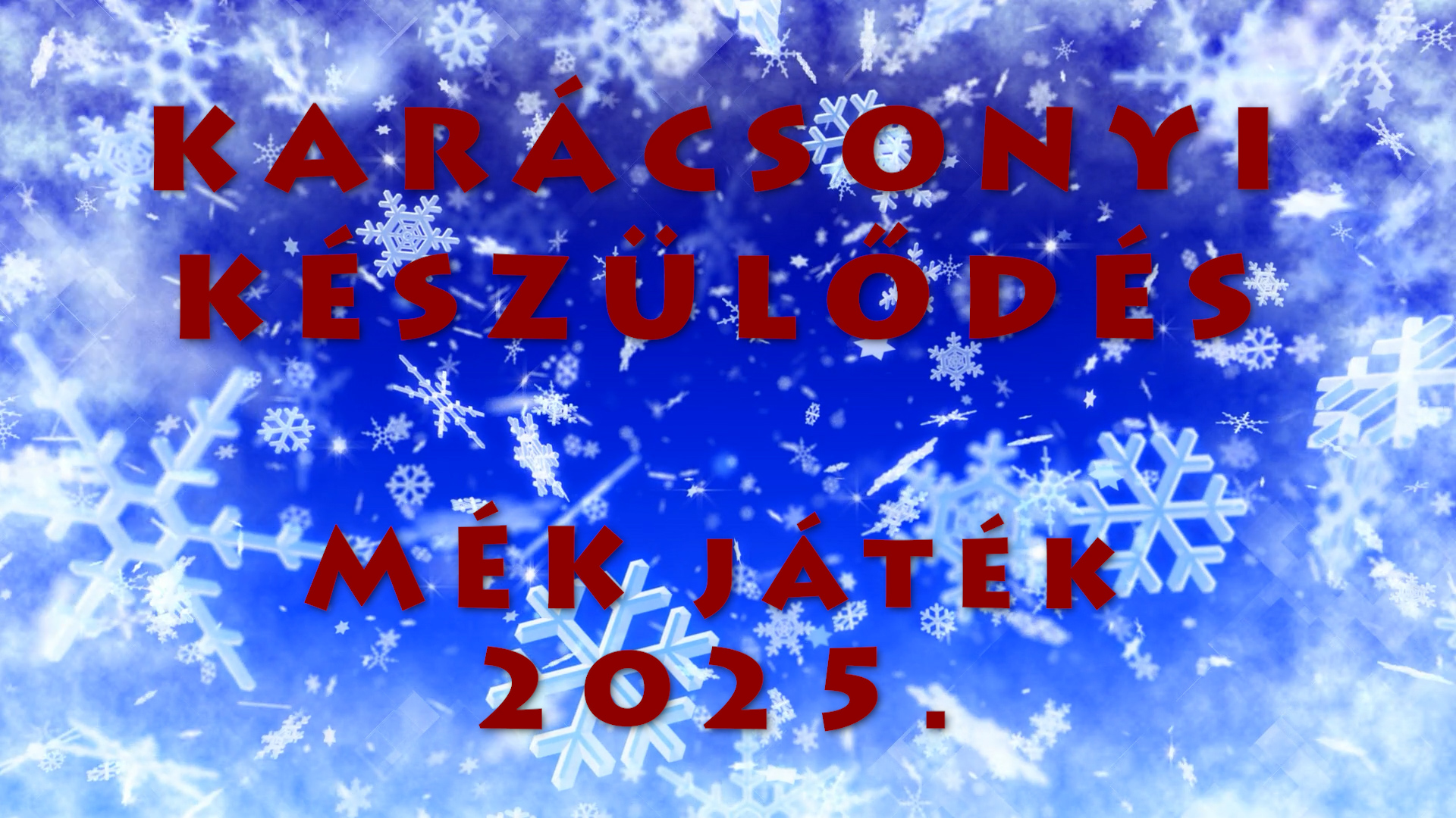 Ismét ádventi játék a MÉK facebook oldalán - Karácsonyi készülődés - 2025 Ismét ádventi játék a MÉK facebook oldalán - Karácsonyi készülődés - 2025