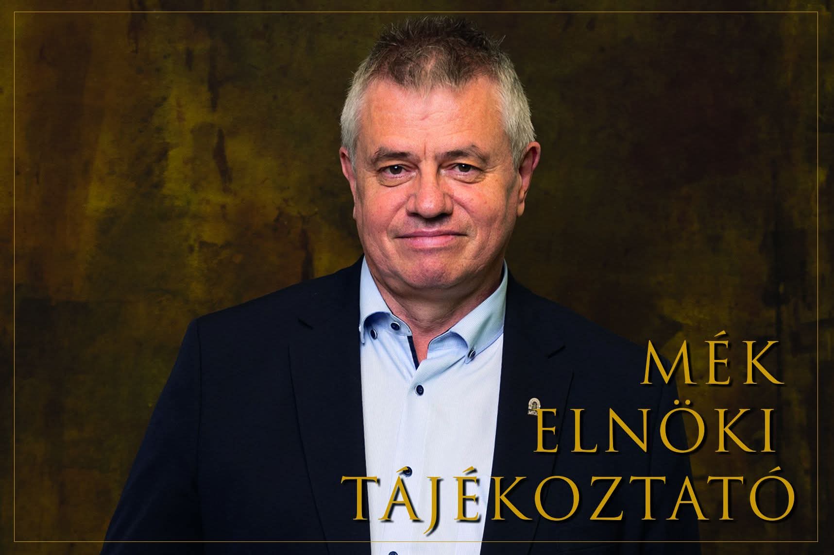 MÉK elnöki tájékoztató - 2026. június 5.
