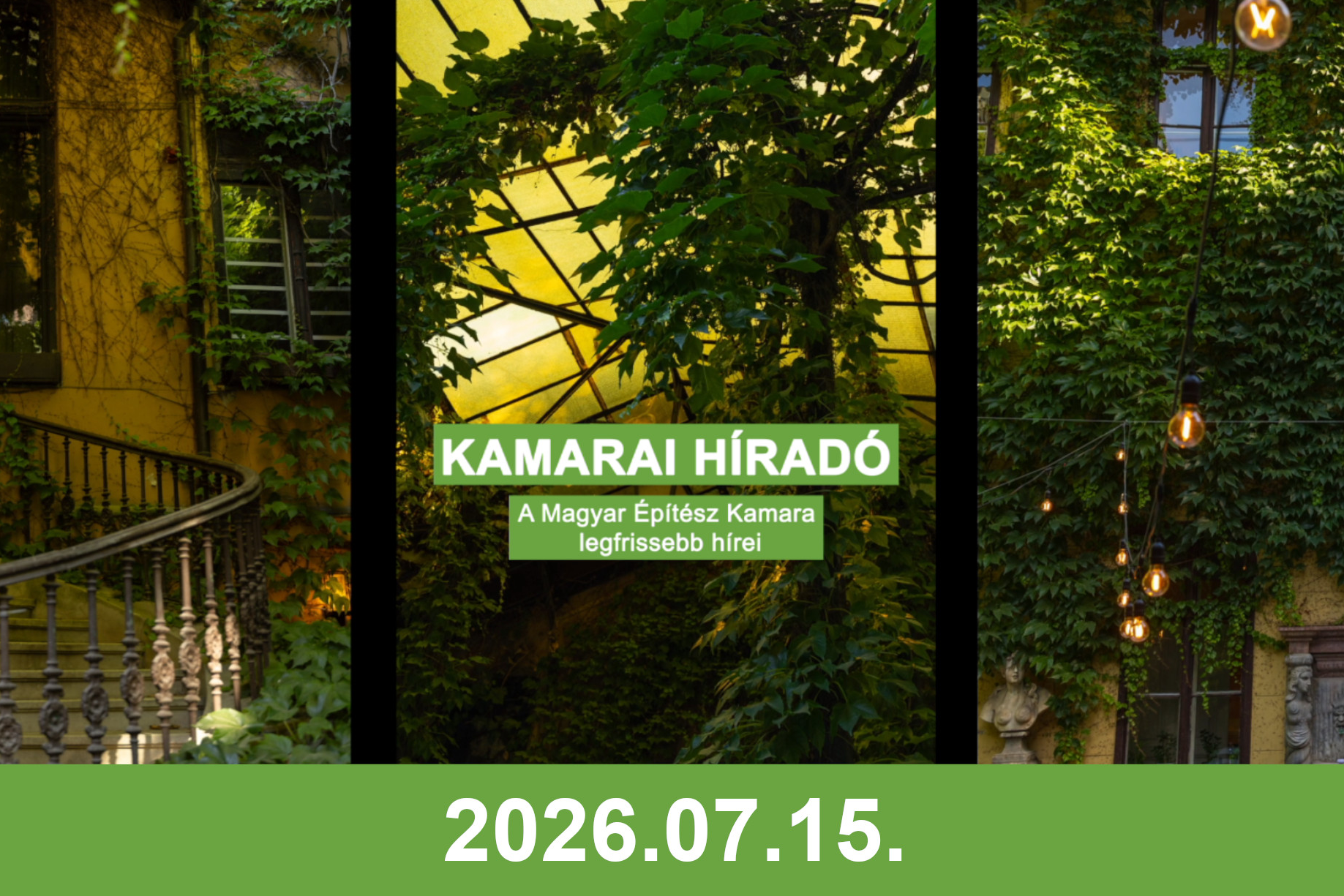 Kamarai híradó - MÉK elnöki tájékoztató - 2026.07.15.