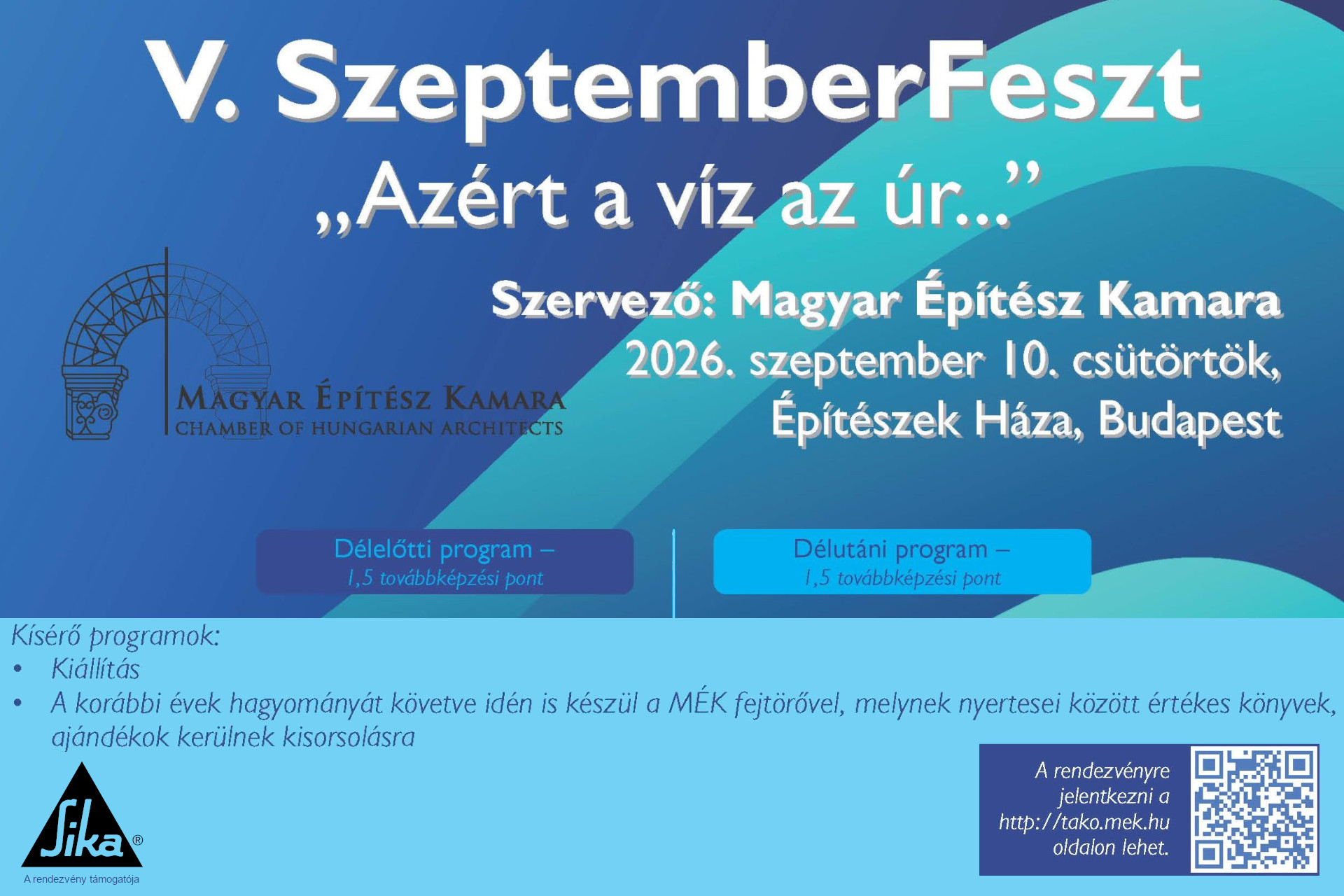 MÉK SzeptemberFeszt 2026 - beharangozó