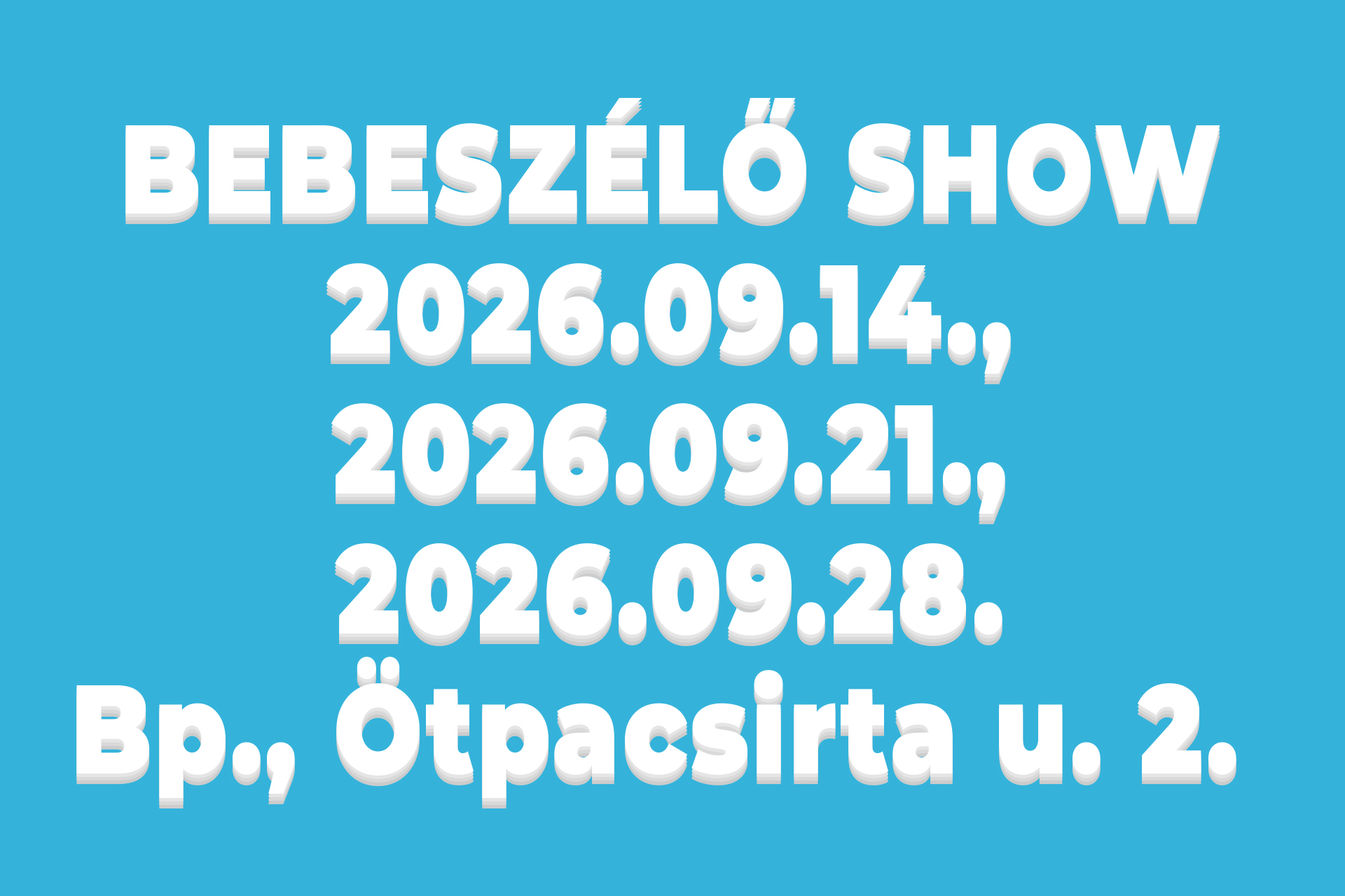 Bebeszélő Show-k az Ötpacsirta utcában - A díjszámítástól, főépítészeken, tervpályázatokon, hatósági eljárásokon át a jogalkotásig