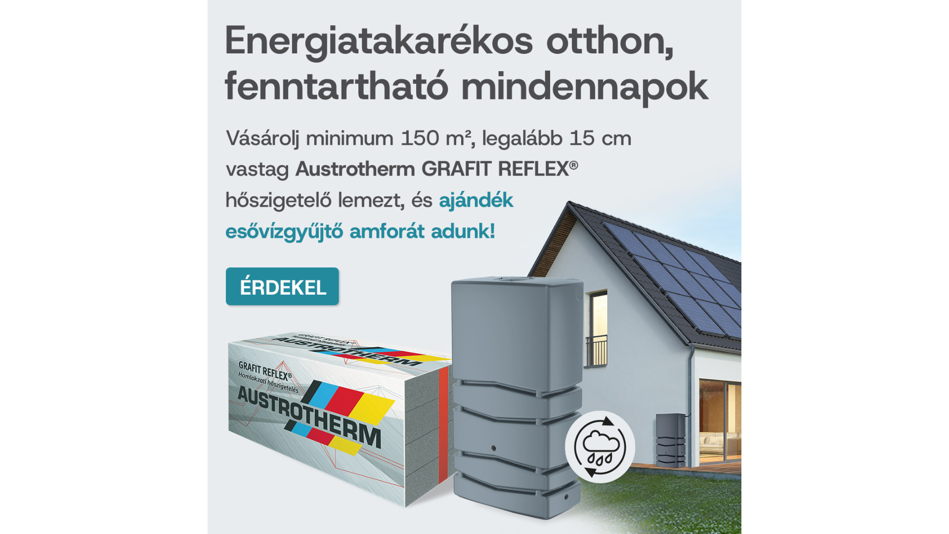 Kevesebb energia, tudatosabb otthon - az Austrotherm őszi ajánlata a fenntartható mindennapokért