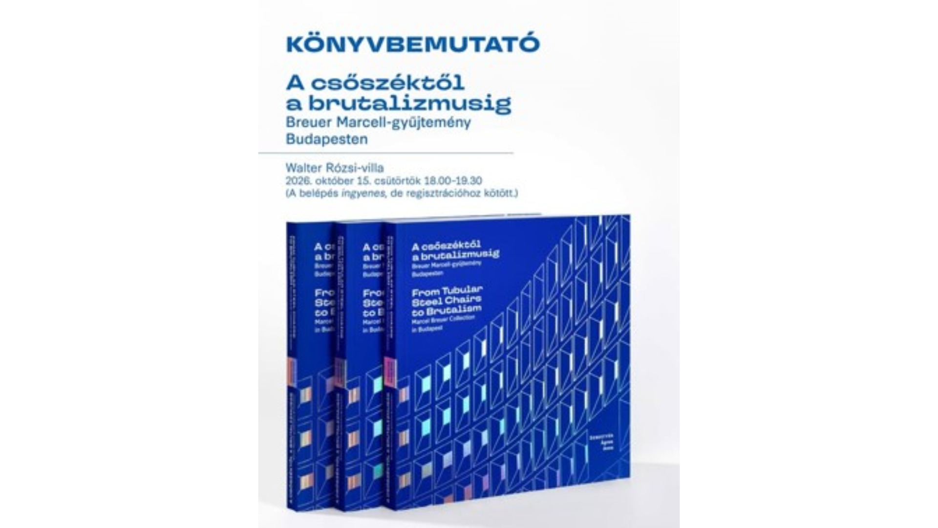 A csőszéktől a brutalizmusig Breuer Marcell-gyűjtemény Budapesten