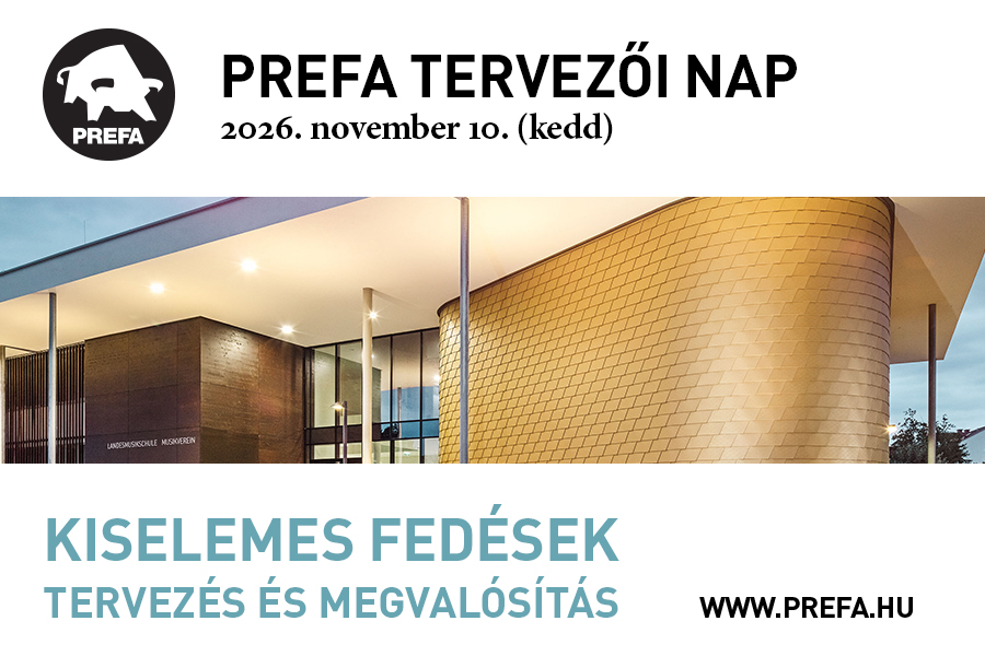 Kiselemes alumíniumfedések a tervezésben - PREFA Tervezői Nap