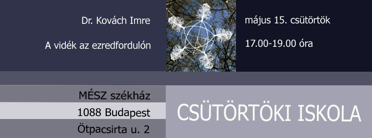 Csütörtöki Iskola soron következő előadása, 2014. december 11-én ELMARAD!