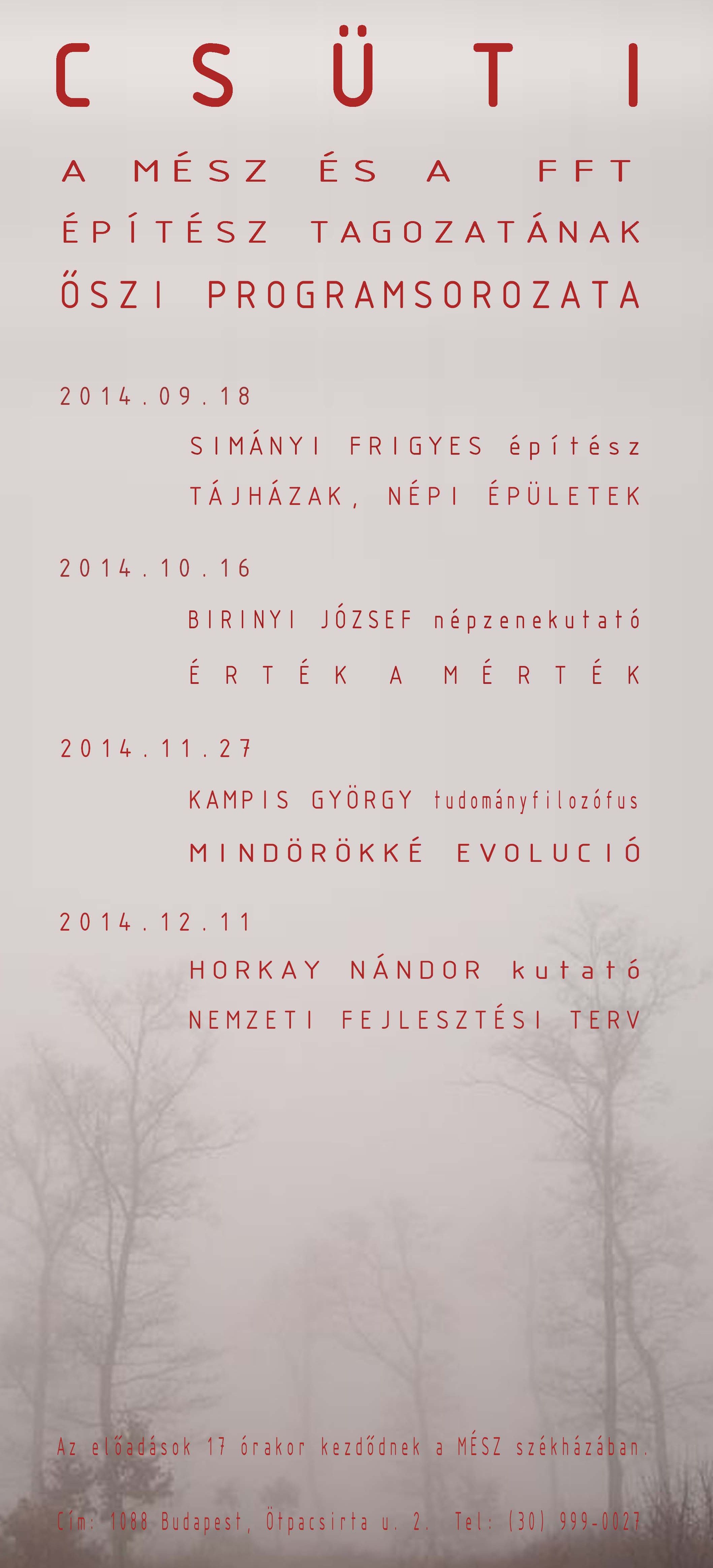 CSÜTI XVIII. -  2014. szeptember 18