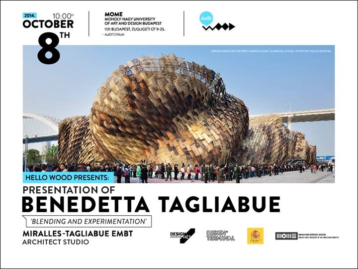 Benedetta Tagliabue (MIRALLES-TAGLIABUE EMBT / Barcelona) előadása