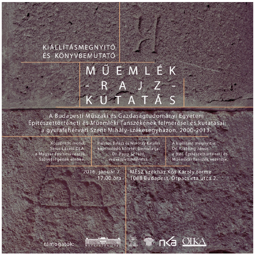 Műemlék – Rajz – Kutatás