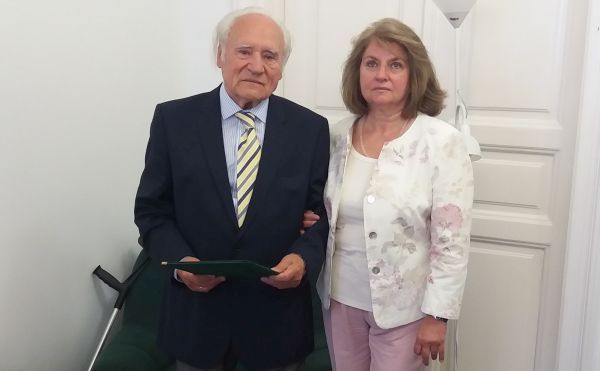 Dr. Habil Kuba Gellért építész Miniszteri elismerő oklevélben részesült