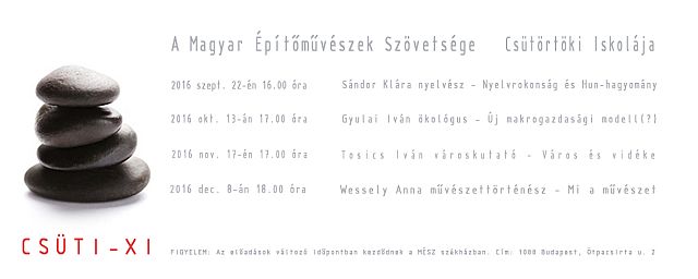 CSÜTÖRTÖKI ISKOLA - XXI. -2016 szeptember 22.