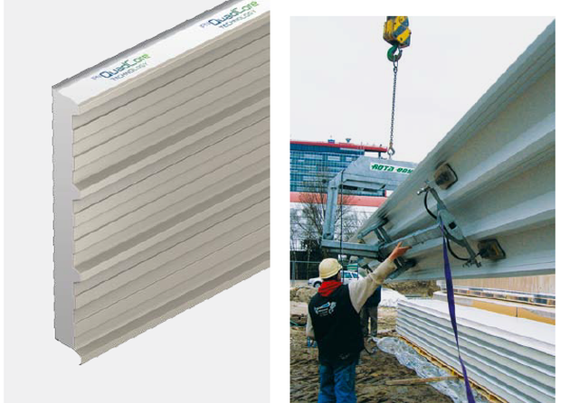 KS1000 RW és KS1000 XM QuadCore típusú hőszigetelő habbal rendelkező tetőpanel