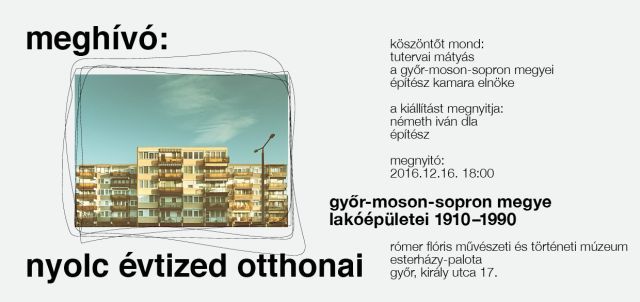 A Győr-Moson-Sopron Megyei Építész Kamara kiállítása