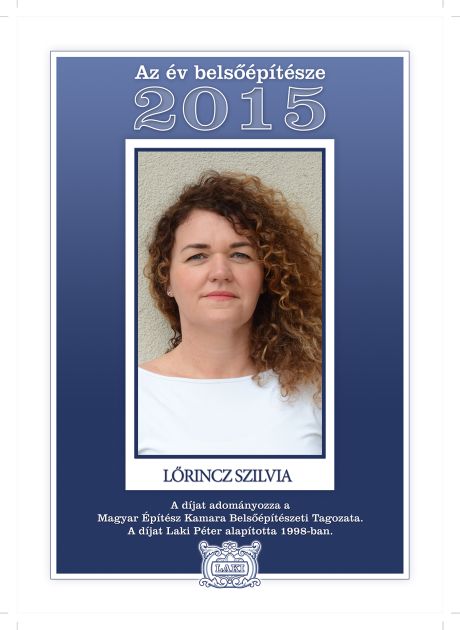 Az év belsőépítésze: Lőrincz Szilvia és Mikics András 2015