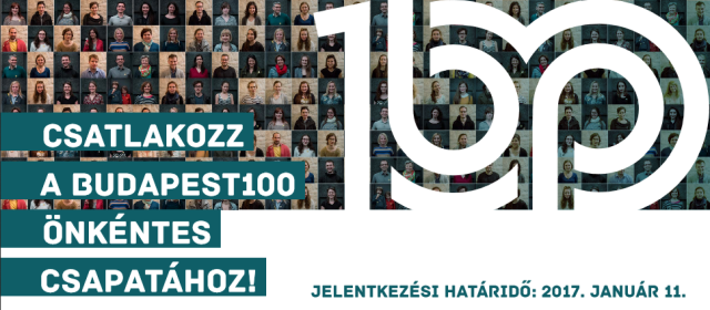 Csatlakozz a Budapest100 önkéntes csapatához!