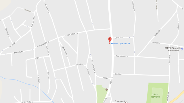 Sátoraljaújhely, Kossuth Lajos utca 26. (hrsz.: 2379)