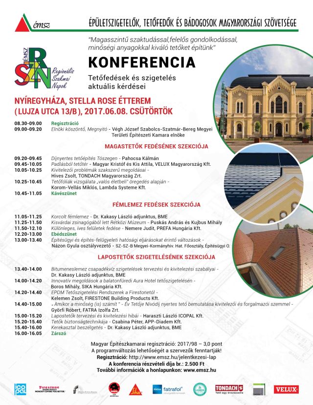 Tetőfedések és szigetelés aktuális kérdései