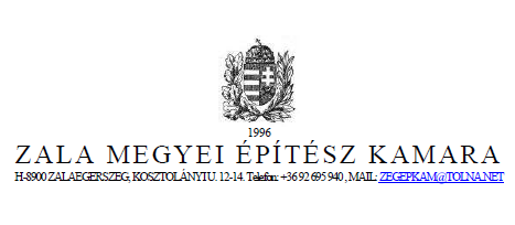 Zala megyei építész kamara Taggyűlése 2017.05.26
