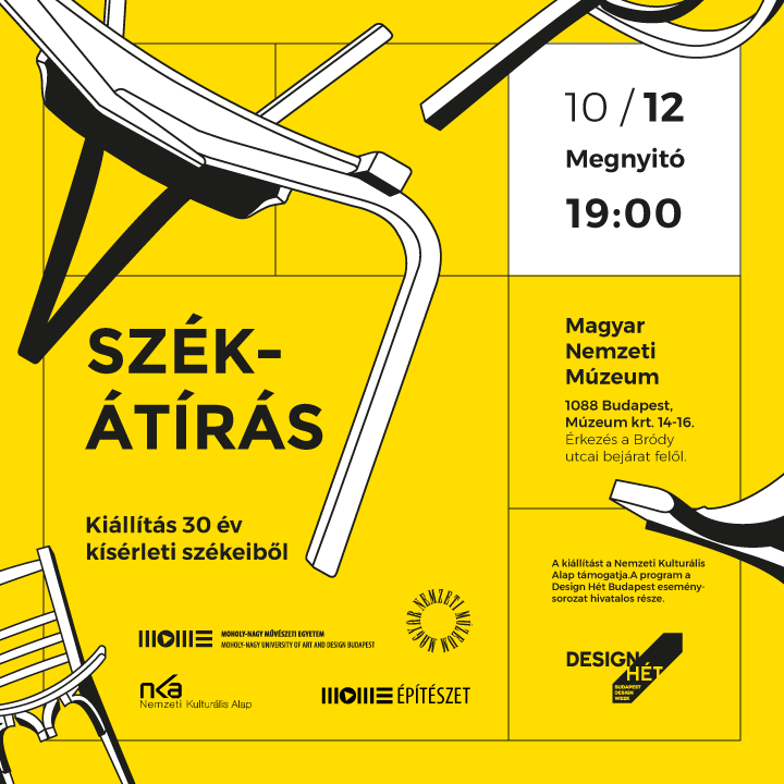 Székátírás - 100 szék 30 év távlatában c. kiállítás