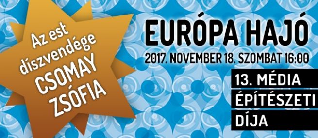 November 18-án találkozzunk az Európa Hajón!