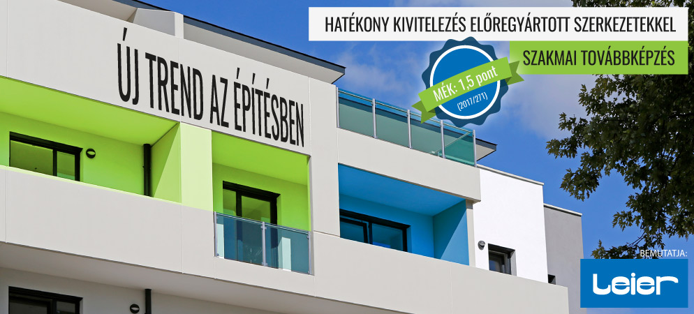 Az előregyártott betonszerkezetek válasza a munkaerőhiányra