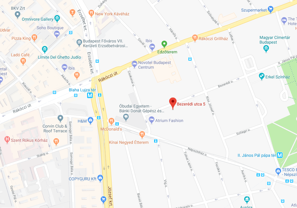 1081 Budapest, Bezerédi u. 5 szám 34667 hrsz.