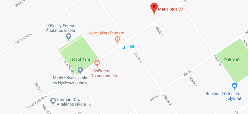 1161 Budapest, Mária utca 87. - 109508 hrsz