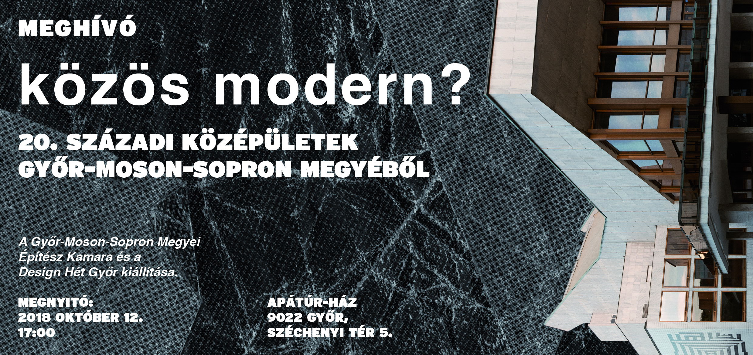 Közös modern? - Kiállítás meghívó