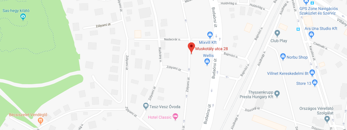 1118 Budapest, Muskotály utca 28.