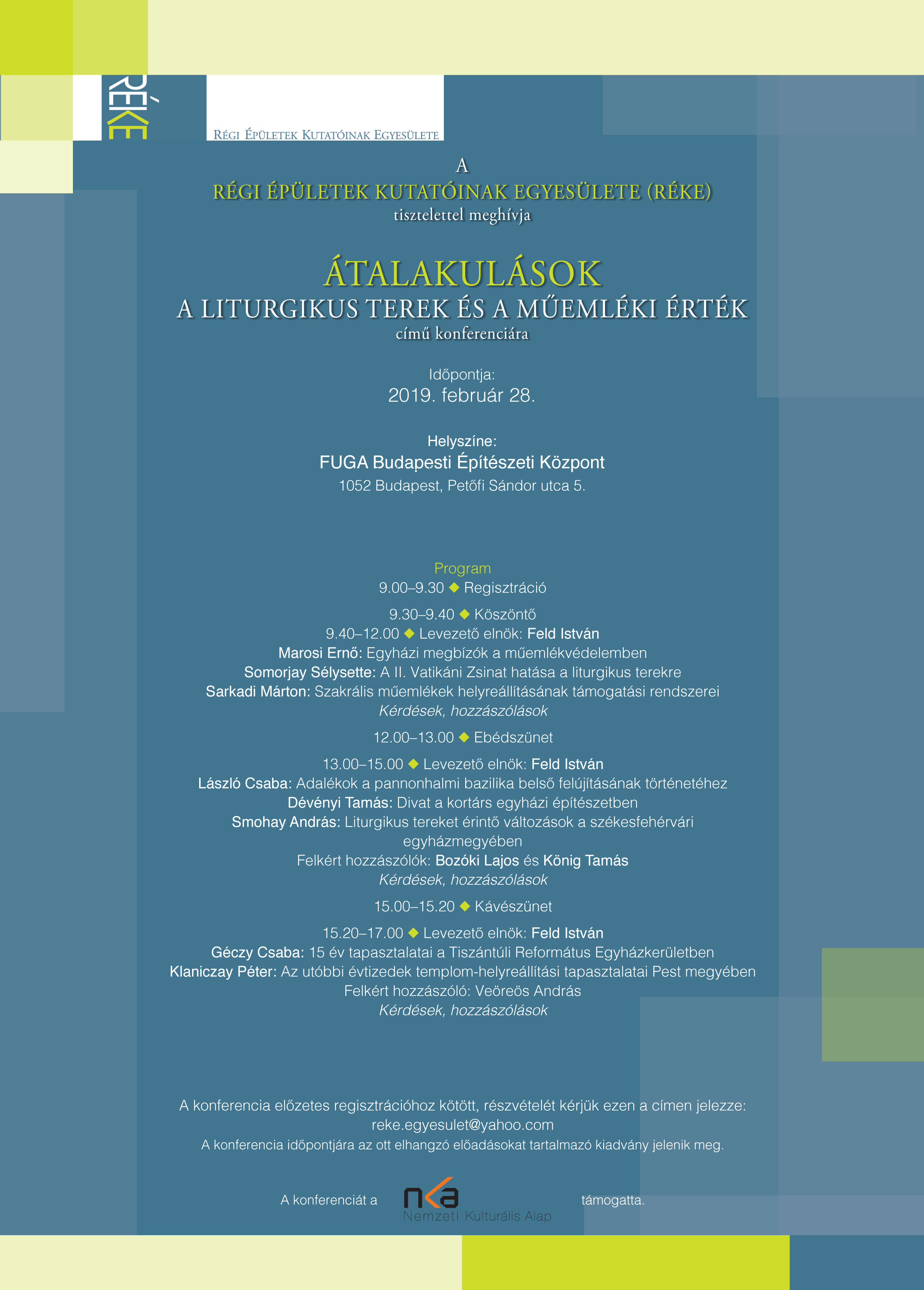 Átalakulások. A liturgikus terek és a műemléki érték