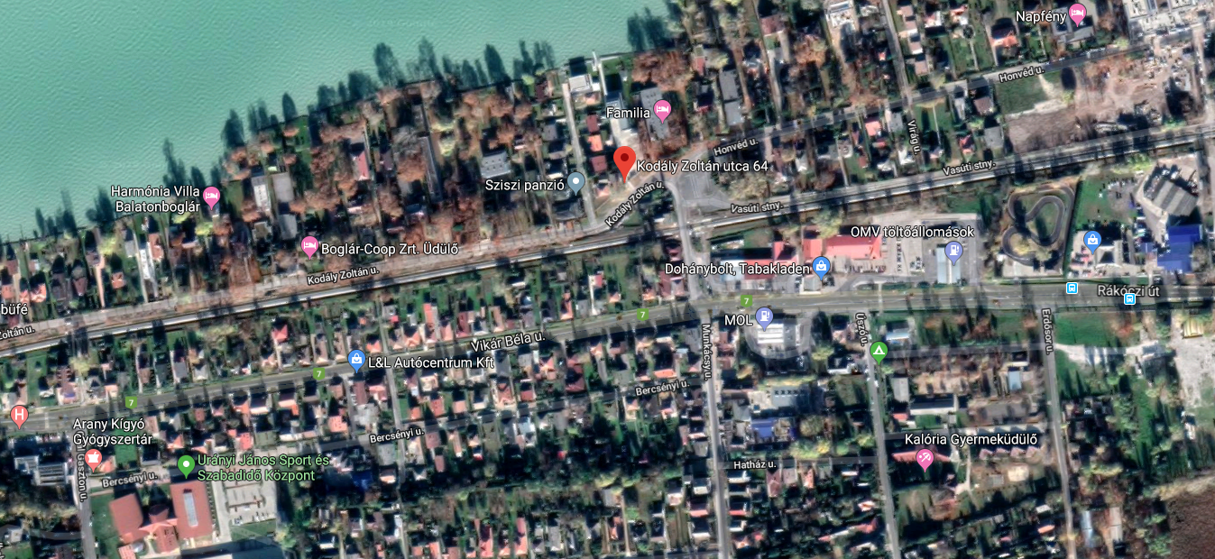 Balatonboglár, Kodály Zoltán u. 64-66. sz.