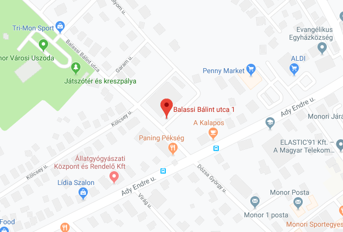 2200 Monor, Balassi Bálint u. 1.