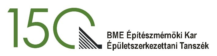 BME Építészmérnöki Kar Épületszerkezettani Tanszék alapításának 150. évfordulója - meghívó