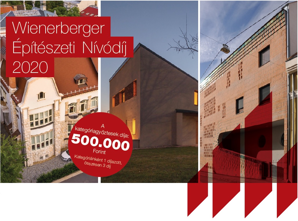 Wienerberger Építészeti Nívódíj 2020 - Módosult határidő!