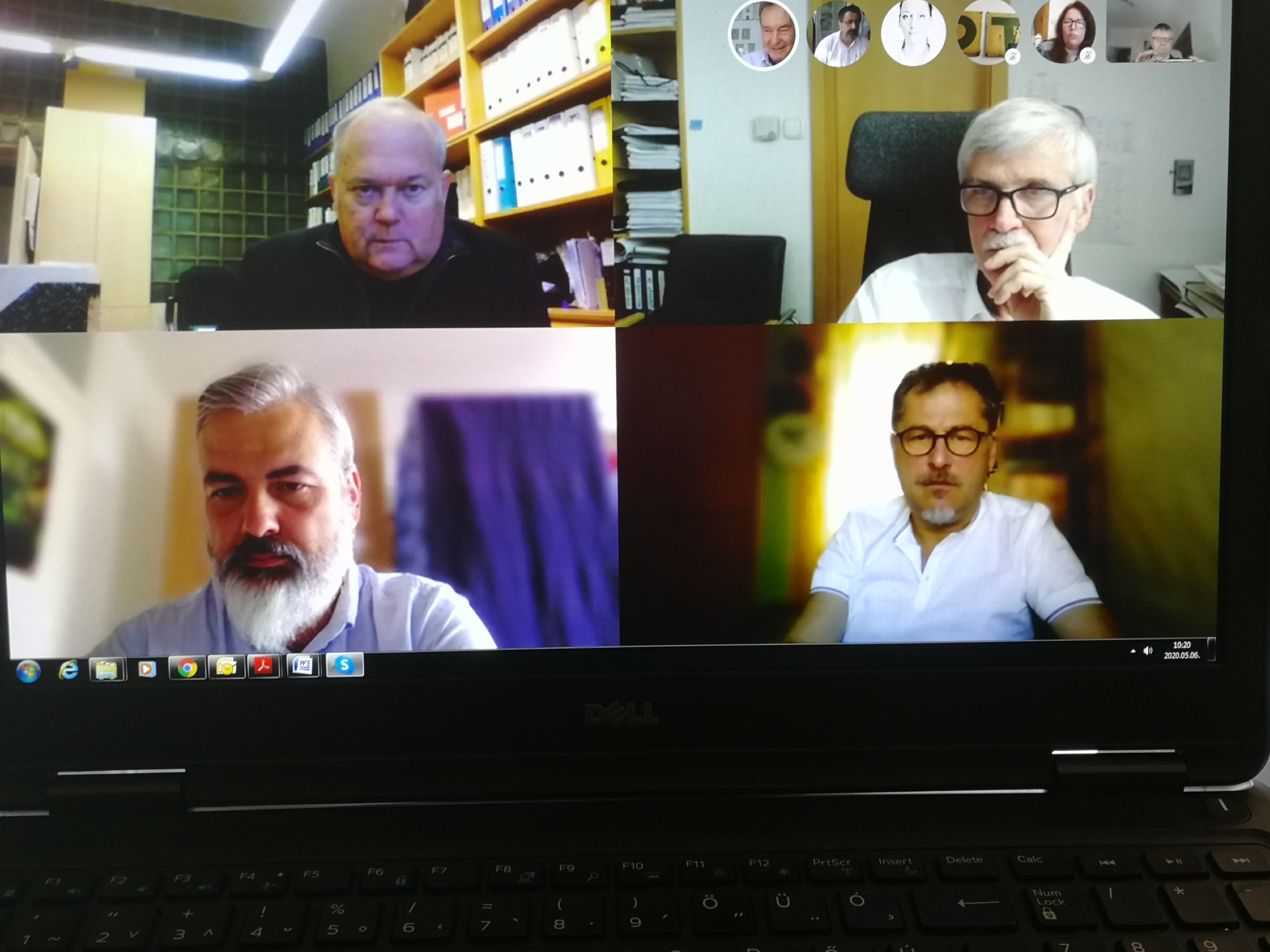 MÉK Elnökségi (online) ülés - 2020.05.06.