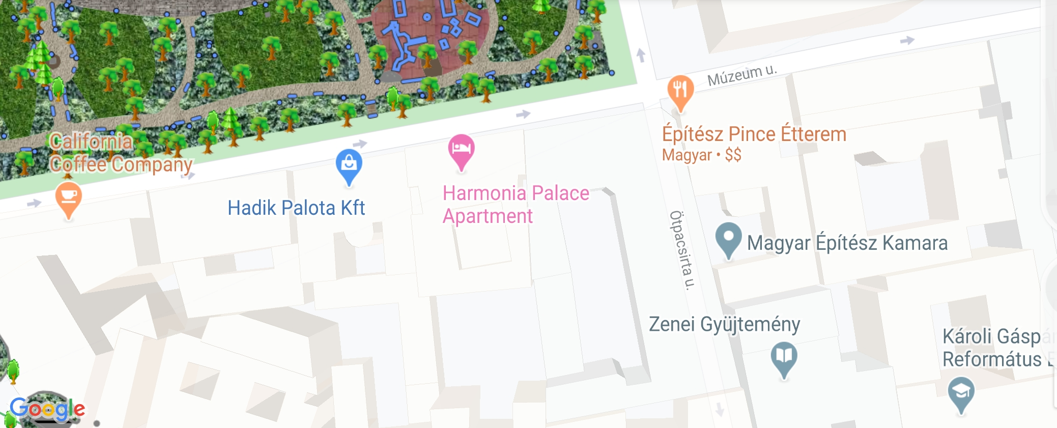 Budapesti Fatár applikáció