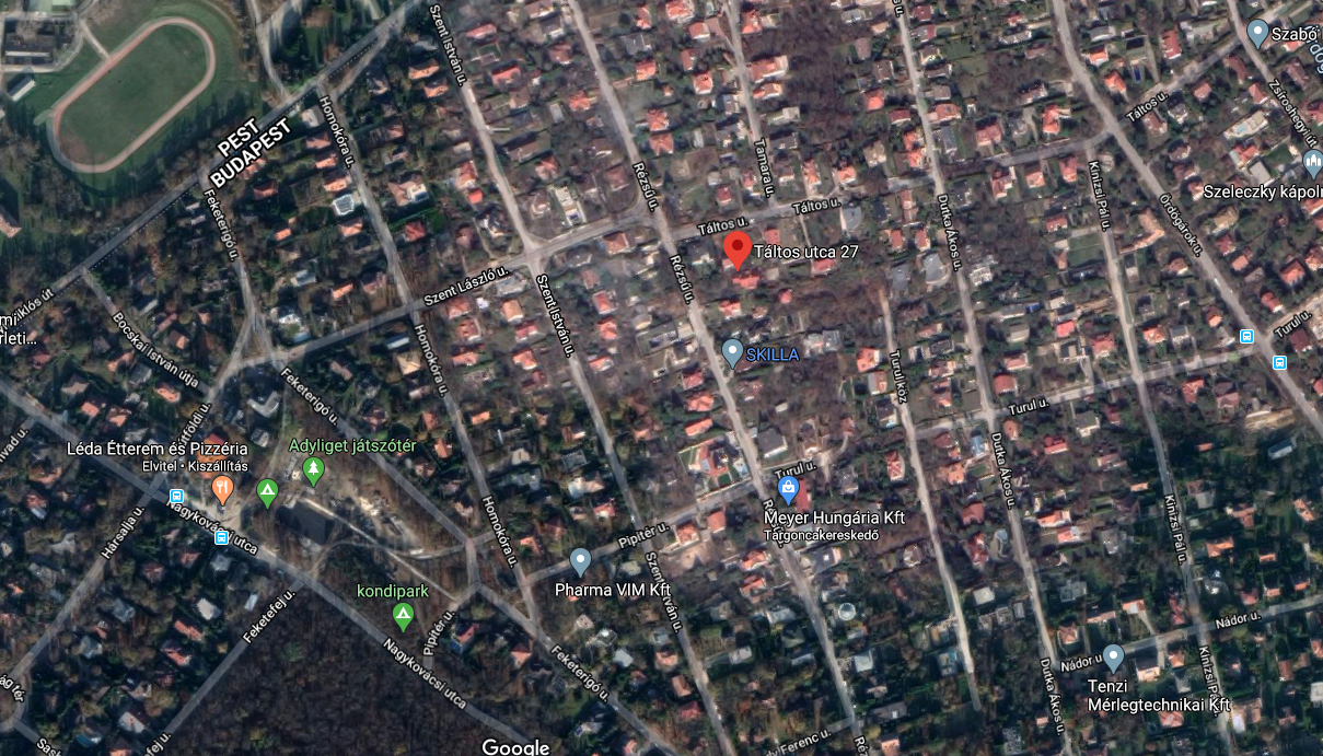 Budapest, II. kerület Táltos utca 27. - 50434. hrsz. felhívás