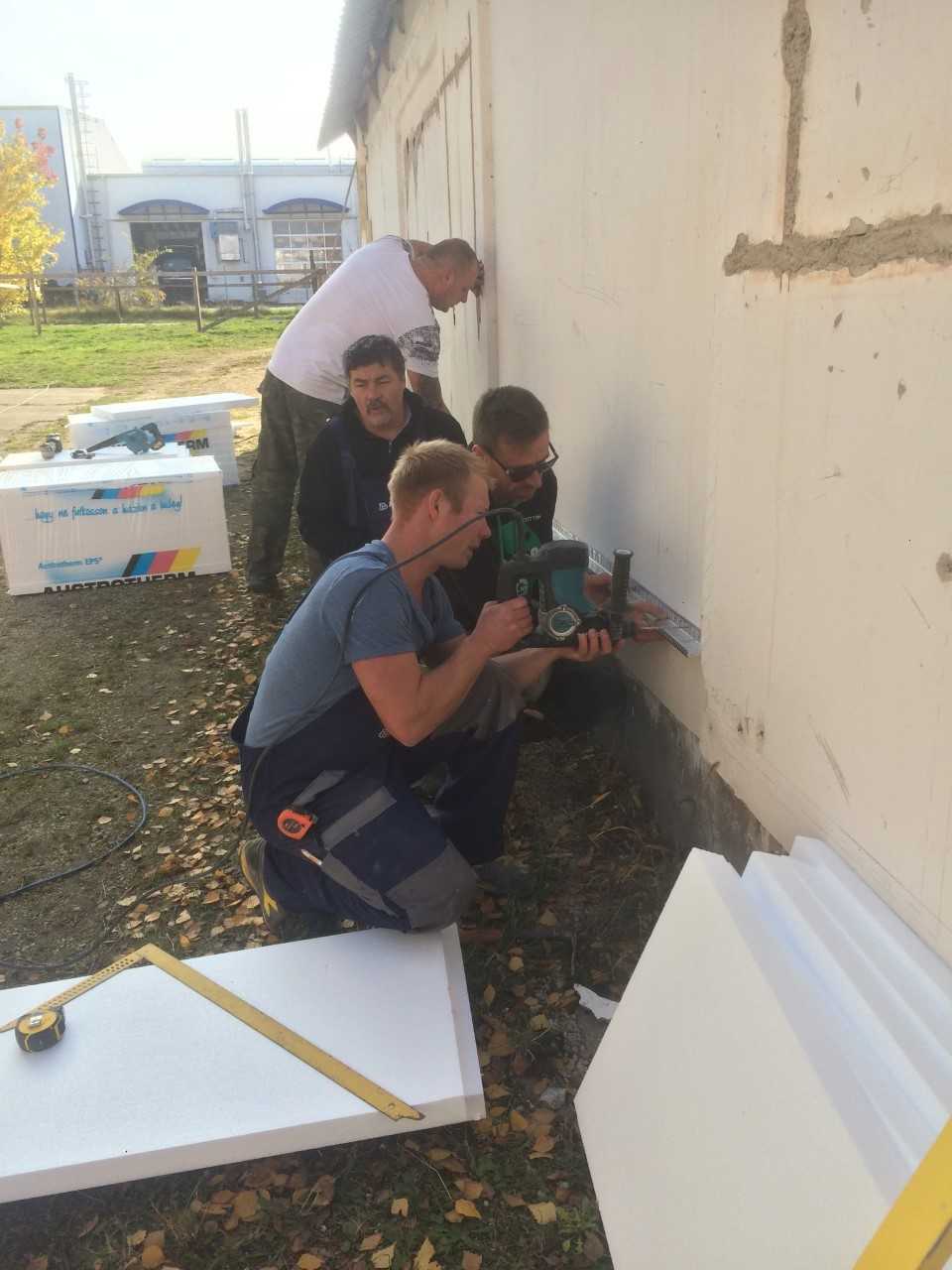 Szigetelés a Veszprémi Szakképzési Centrum Táncsics Mihály Technikumban