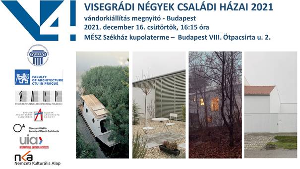 Visegrádi négyek családi házai 2021 – vándorkiállítás megnyitó