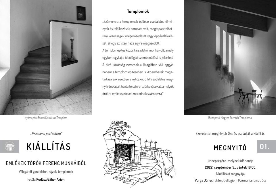 Emlékek Török Ferenc munkáiból - kiállításmegnyitó és kerekasztal‑beszélgetés